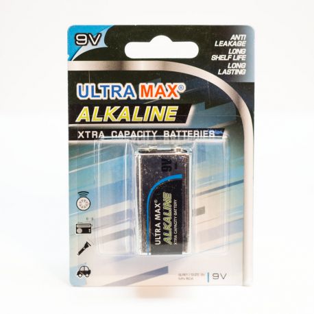 pile 9V alkaline longue durée